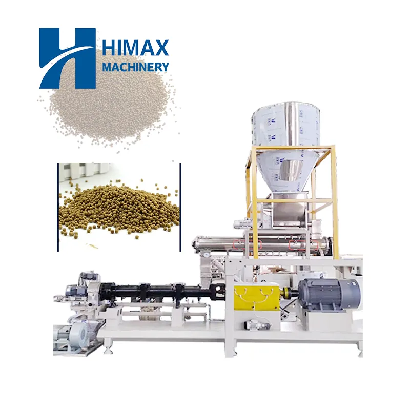 Aquatic Floating Fish Feed Meal Extruder Processing Making Machine Production Equipment Line