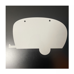 Tấm Kim Loại Nhôm Thăng Hoa Hình Tròn Tròn Màu Trắng Bóng 8" - Product Image 3