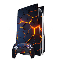 Housse de protection en silicone personnalisée pour console, anti-poussière, anti-rayures, pour jeux vidéo et accessoires pour PS5 version disque