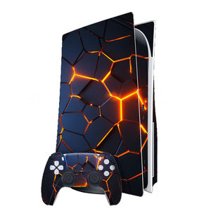 Housse de protection en silicone personnalisée pour console, anti-poussière, anti-rayures, pour jeux vidéo et accessoires pour PS5 version disque - Product Image 1