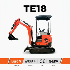 <span class=keywords><strong>Mini</strong></span>-excavatrice sur chenilles multifonction TITAN TE18 de 1,8 tonne avec attache rapide, accessoires de tarière et de <span class=keywords><strong>godet</strong></span> - Product Image 1