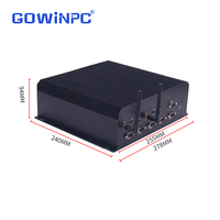Ordinateur industriel SCADA Intel i5-8400 i7-9700 i7-8700 2 ports LAN 6 ports COM Boîtier PC Windows 11 Ubuntu Contrôle à distance avec temporisation de l'alimentation