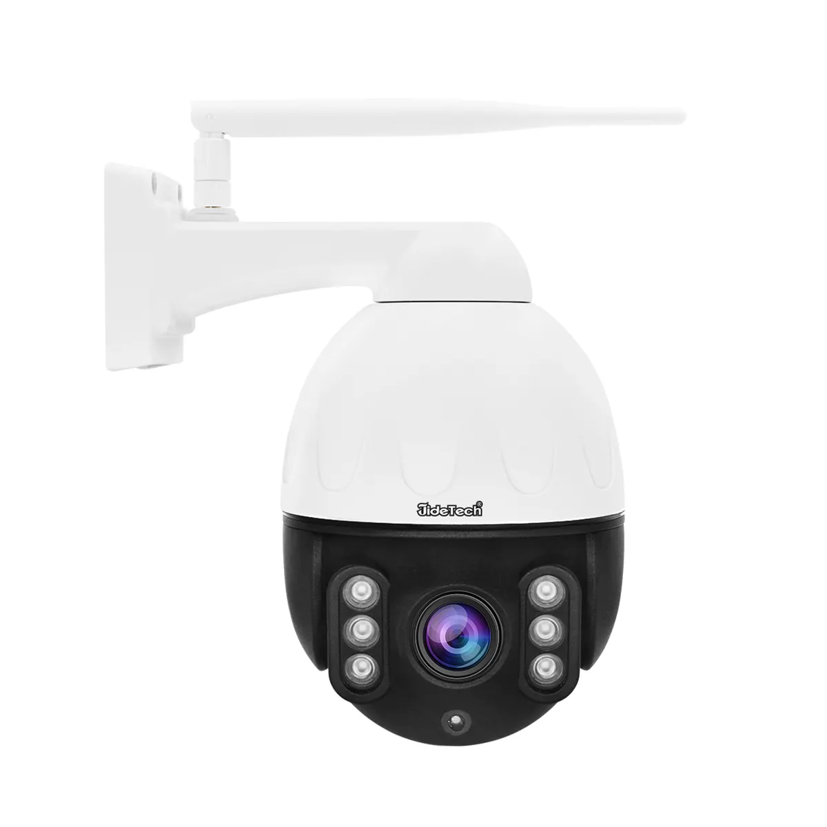 Cámara de red JideTech de 3 pulgadas con información de alarma de empuje en tiempo real Cámara WIFI de 5MP H.265 Zoom óptico 5X