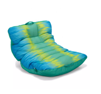 Sac de haricots flottant multicolore, chaise flottante, avec sortie père, chaise longue de divertissement pour piscine aquatique