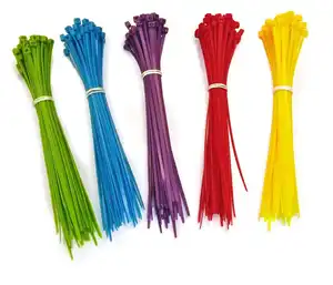 Eco Adjustable Self-locking Colourful Nylon Manufacturer Tie Wrap Multifunctional Color Cable Wire Ties