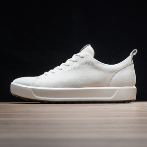 Produttore <span class=keywords><strong>scarpe</strong></span> da <span class=keywords><strong>Golf</strong></span> stile marcia personalizzate senza punta di <span class=keywords><strong>scarpe</strong></span> da ginnastica in pelle bianca nera per gli uomini - Product Image 1