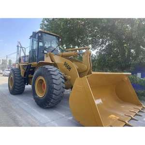 Cargadora de ruedas usada Cat 966H, cargadora de ruedas Caterpillar 966H de 6 toneladas, maquinaria de construcción de segunda mano de alta calidad - Product Image 1