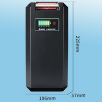 Batterie Li-ion rechargeable Daiwa Shimano pour moulinet de pêche en mer, OEM ODM 14.8V 15Ah 20Ah avec affichage de puissance