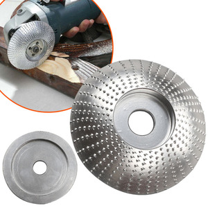 5/8インチアングルグラインダー木工用サンドディスク彫刻モールディングホイール茶粉砕ホイール - Product Image 3