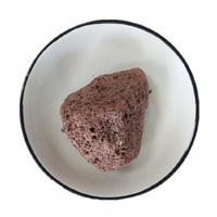 Roche volcanique de basalte d'horticulture de roche de lave multi de trou noir naturel pour le diffuseur d'huile de cuisson