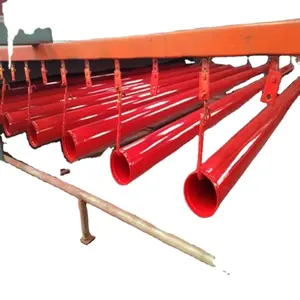 ASTM A795 Fire fighting Red color Epoxy Coated Steel Pipe