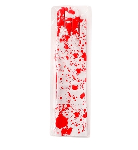Nuovo arrivo pauroso sangue macchiato di Halloween in poliestere Spandex <span class=keywords><strong>Horror</strong></span> 1set di oggetti di scena in Costume per il servizio fotografico di festa guanti - Product Image 4