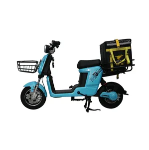 OEM Service 400W Electric Moped Rear Delivery Fast Food Box Adults 48V 20AH Electric Bicycle