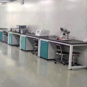 Bàn làm việc phòng thí nghiệm khung thép chính xác, bàn bên có độ bền cao, đồ nội thất phòng thí nghiệm đa chức năng toàn diện - Product Image 3