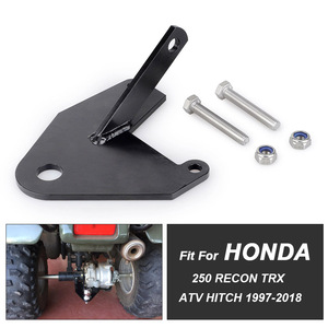 Gancho de remolque de hierro negro Ts-301 para motocicleta Honda Trx 250, 3 orificios de montaje Yc101892-Bk - Product Image 5