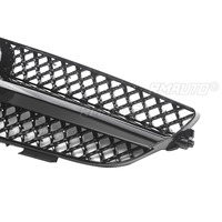 For Mercedes Benz CLK W209 2003-2009 AMG Style Car Bumper Grill Racing Grills Decorative Strips Front Bumper Grill Exterior Part