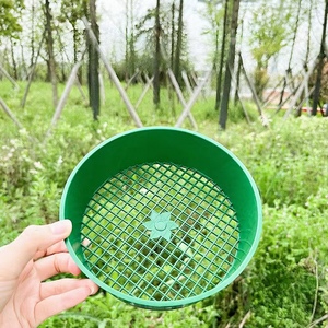 Kunststoff Gartenzubehor <span class=keywords><strong>Grune</strong></span> Boden Projection Werkzeuge Pflanzen Und Filtern Von Boden Stein Kies Boden Partikel Sieb - Product Image 1