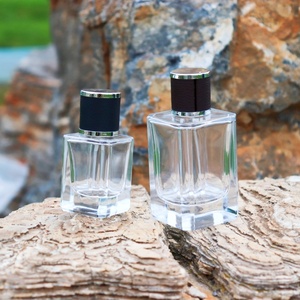 Wholesale Custom Logo Luxury 30ml 50ml 100ml Clear Empty <b>Refillable</b> Glass <b>Bottle</b> <b>Perfume</b> <b>Bottle</b> With Box - Product Image 5