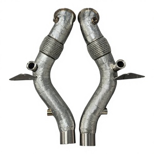 Tubo de Escape de Alto Rendimiento Vortex para Ferrari F8 Spider Tributo, Tubo Metálico Premium con Protección Térmica y Fuelle Flexible - Product Image 1