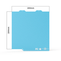 BIQU Panda CryoGrip Pro Frostbite Build Plate 184x184mm |   Permukaan PEI Tekstur Kasar |   untuk Tempat Tidur Printer 3D Bambu Lab A1 Mini