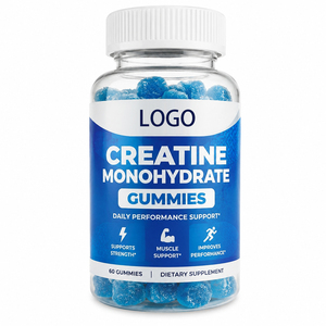 Gomitas de Creatina Hidrocloruro para Adultos OEM/ODM, Suplemento Deportivo, Rico en Creatina Monohidrato, 60 Piezas por Botella - Product Image 1