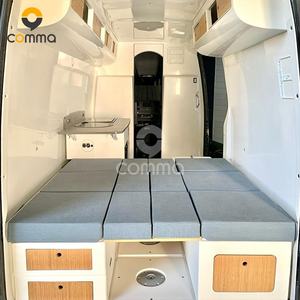 Caravane au design luxueux, camping-car, cabine, fourgon 4x4 avec réfrigérateur - Product Image 6
