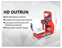 Jeux de course automobile de simulation, mini-voiture Outrun, machine d'arcade à pièces, machine d'arcade pour enfants