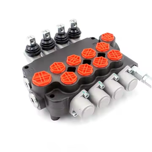 Válvula Direccional Monobloque de 4 Vías P80-G34-G12, Manual, Venta al Por Mayor y OEM, para Piezas de Maquinaria de Construcción - Product Image 1