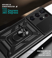 Coque de téléphone hybride pour Samsung S23 Ultra, housse de Protection d'objectif d'appareil photo pour Samsung S22 S23 Plus