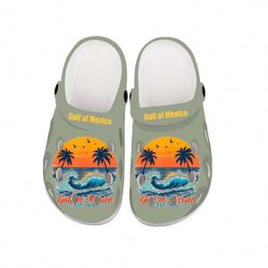 Superbes chaussures en EVA respirantes pour la maison et la salle de bain, pantoufles pour femmes et hommes, chaussures de jardin, sabots personnalisés, lots de sandales en EVA personnalisées - Product Image 5