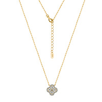 Collier en moissanite de style européen et américain, polyvalent et tendance, avec anneau rond