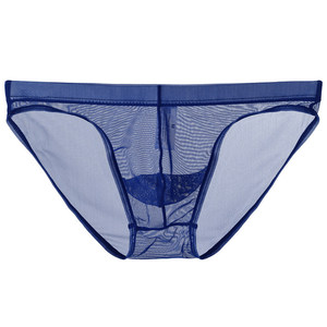 Da <span class=keywords><strong>uomo</strong></span> in maglia breve biancheria intima trasparente trasparente trasparente trasparente contrasto marsupio supporto maschio intimo intimo Lingerie elastica - Product Image 3