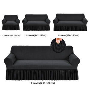 Housse de canapé et <span class=keywords><strong>fauteuil</strong></span> en tissu jacquard extensible, housse de protection pour canapé 1 place en Spandex haute élasticité - Product Image 2
