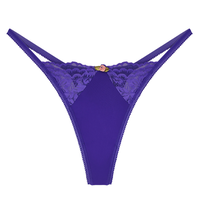 6 couleurs en stock pour les sous-vêtements sexy sans couture pour femmes, string en dentelle, string pour adolescentes, image