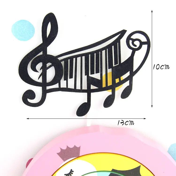 빵 케이크 장식 노트 키보드 플러그인 락 음악 생일 결혼식 파티 디저트 테이블 원피스 축하 케이크 토퍼
