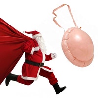 Ventre de grossesse gonflable factice, accessoire de cosplay pour costume de Noël, Halloween ou de Père Noël