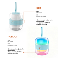 Lampe de table LED électrique rechargeable DC moderne pour enfants - Lampe de bureau portable RGB à intensité variable, lumière protectrice pour les yeux, écologique et flexible