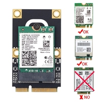 Adaptador M.2 NGFF a Mini PCI-E PCIe+USB para Tarjeta Inalámbrica Wifi 6 BT Wlan M.2 AX200 9260 8265 8260 para Portátil
