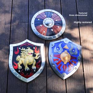 23.62インチ PUフォーム製リアルな麒麟の剣と盾のセット 軽量で柔軟な工場卸売バルクカスタムOEMおもちゃの剣 - Product Image 2