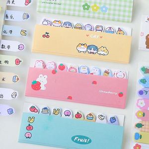Factory Wholesale Custom Kawaii Korean Stationery Animal Bookmarks Notes, Cute Memo <b>Pads</b> It Sticky Post Notes - Product Image 2