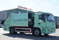 Camion compacteur de déchets électrique zéro émission avec un rapport de compression élevé pour l'assainissement en vrac