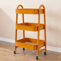 Étagère de rangement mobile sur roulettes, organisateur de collations et de jouets, table d'appoint pour canapé, pour salon