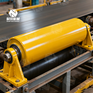 Tùy biến chịu mài mòn bộ phận lắp ráp vành đai băng tải ổ đĩa Con lăn băng tải vành đai cao su lớp phủ con lăn - Product Image 1