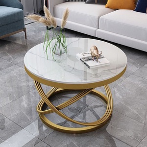 Tables basses modernes portables de style nordique, rondes, simples, en métal, de luxe léger, pour salon et <span class=keywords><strong>table</strong></span> de chevet de <span class=keywords><strong>chambre</strong></span> - Product Image 5