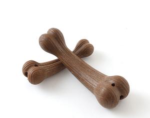 Eco-friendly Ultra durevole cane da masticare giocattoli di legno di bambù corna di bambù resistente al morso cane giocattoli molari addestramento interattivo - Product Image 4
