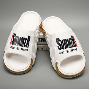 Sandales d'été pour hommes en EVA à semelle épaisse, sandales d'extérieur blanches 2289-19 - Product Image 1