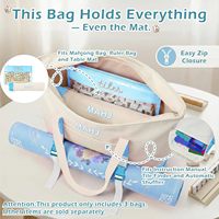 Ensemble de sacs de rangement pour Mahjong, pliables, modernes, grande capacité, pochette pour tuiles, organisateur complet, accessoires de Mahjong américain