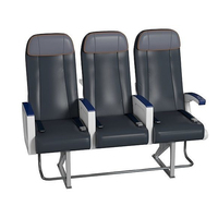 Chaise de passager d'avion de siège d'avion de classe économique pour Airbus