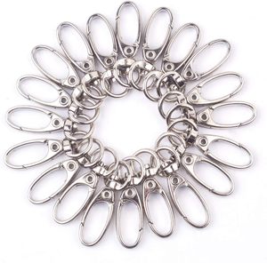 Bronagrand Pack Of D Swivel Trigger Clips Hooks Metal <b>Key</b> <b>Ring</b> Lobster Clasps - Product Image 6