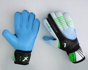 High Quality Professional German Latex Goalkeeper Gloves New Arrival Straight Cut Made in Pakistan Leather Material - Product Image 2